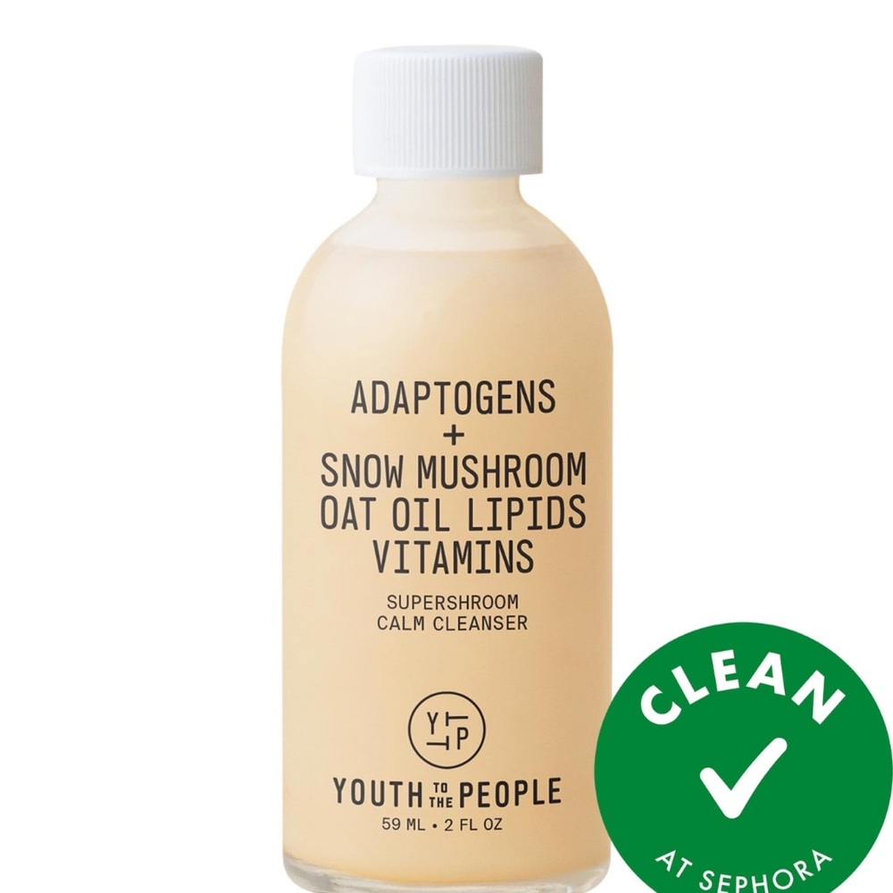 Youth to the People SuperShroom Calm Cleanser 1 Fl OZ or 30 mL. Brand new!!